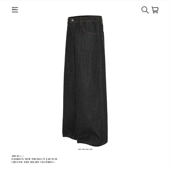 Jeansi drepți, talie medie, fermoar decorativ, denim din bumbac cowboy, lavabil