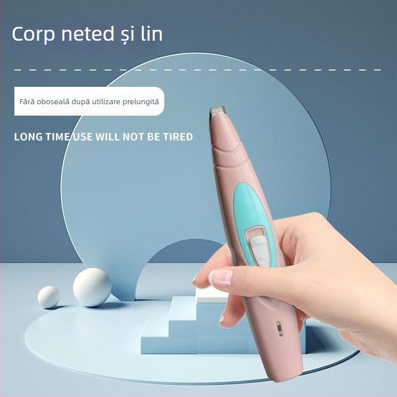 Mașină electrică de tuns pentru câini și pisici — corp ABS; lamă din oțel inoxidabil cu acoperire ceramică; potrivit pentru câini și pisici