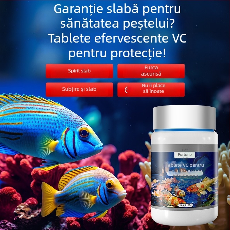 Tablete de vitamine pentru pești ornamentali – Chongfutang, 80 g, Echipamente pentru acvariu