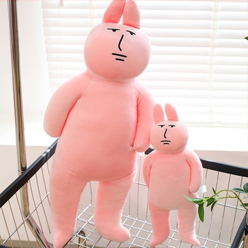 Păpușă‑pernă din pluș, umplutură PP bumbac, unisex, 14+ ani