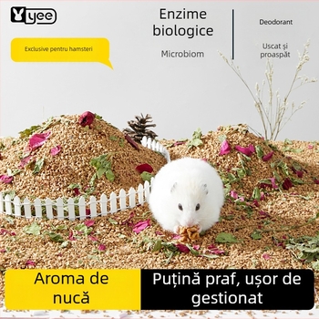 Așternut pentru hamster din nisip de nuc - Brand Yee - Unelte pentru îngrijire animale