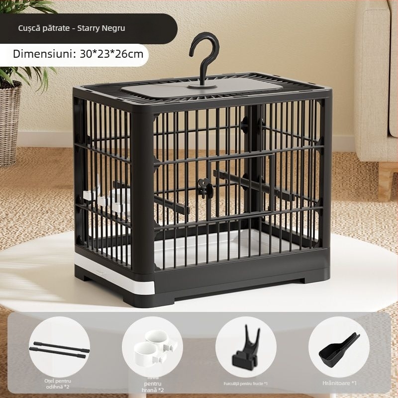 Cușcă pentru păsări din plastic, neimportată, (fără mărci private licențiate)