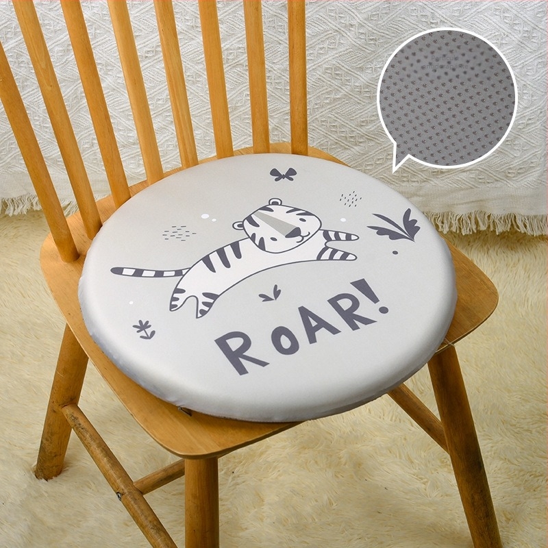 Perne rotundă pentru scaun, stil japonez, cu spumă de memorie, husă din 100% bumbac, pentru birou și clasă