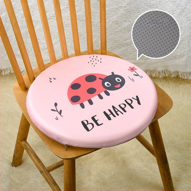 Perne rotundă pentru scaun, stil japonez, cu spumă de memorie, husă din 100% bumbac, pentru birou și clasă