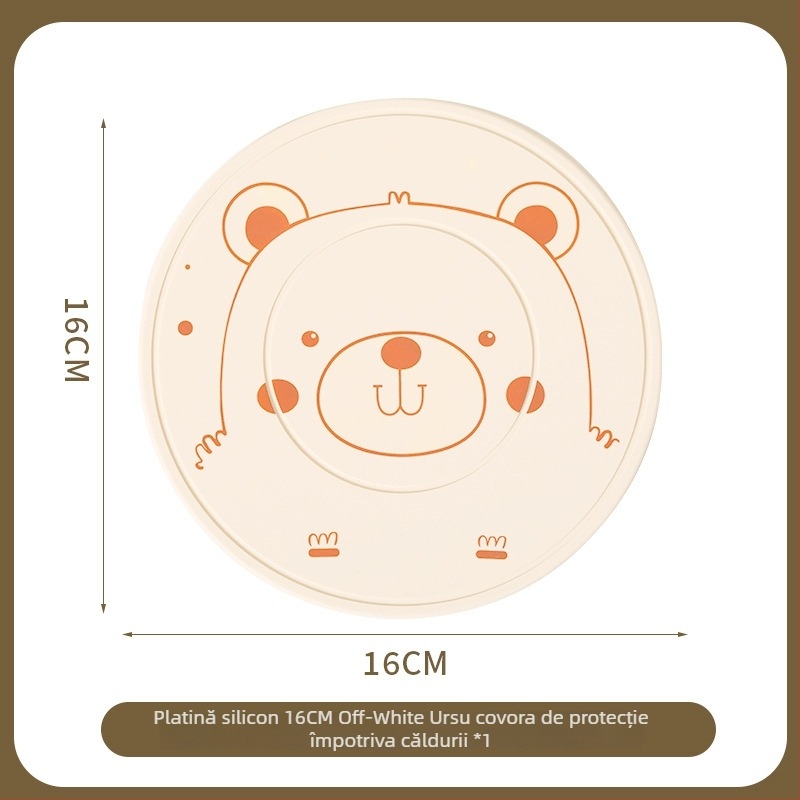 Covoraș termic din silicon pentru masă – rotund, stil modern minimalist, calitate premium