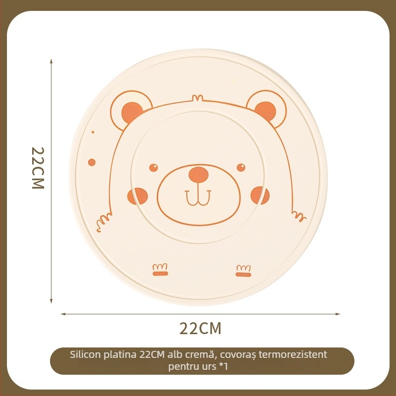 Covoraș termic din silicon pentru masă – rotund, stil modern minimalist, calitate premium
