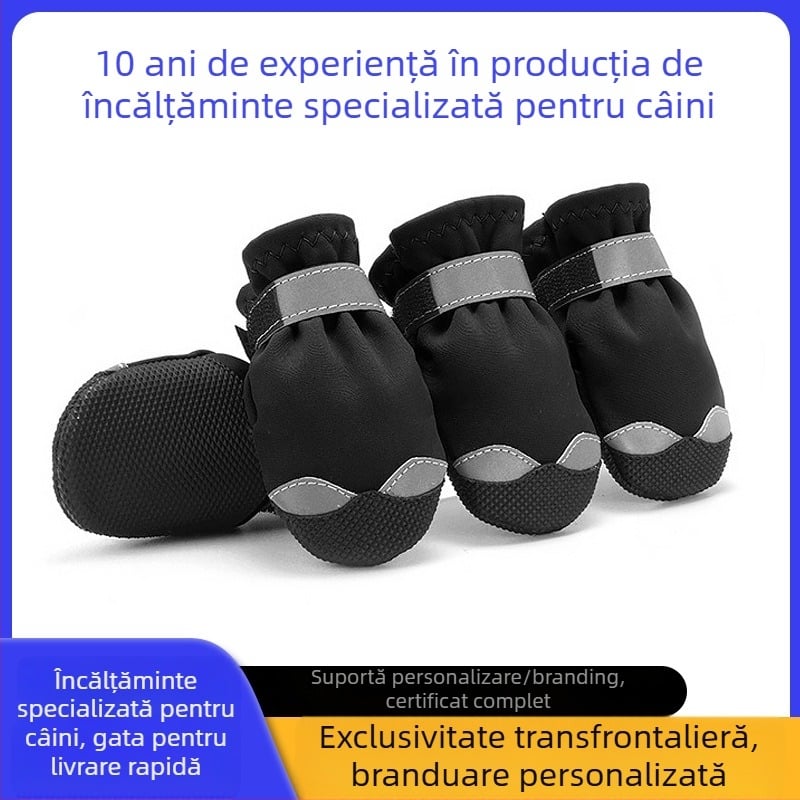 Pantofi pentru câini: impermeabili, antiderapante, rezistenți la uzură, călduroși