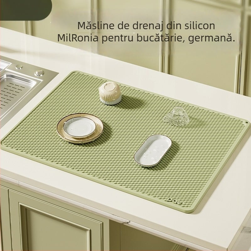 Covoraș din silicon pentru bucătărie – antiderapant, rezistent la temperaturi înalte, pătrat, calitate premium