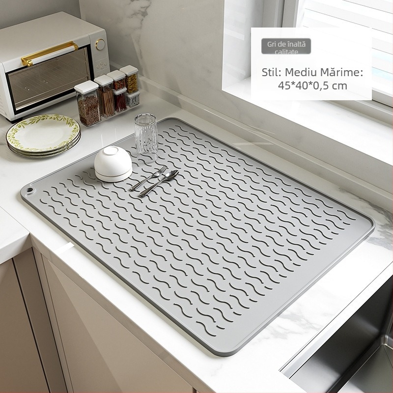 Covoraș din silicon pentru bucătărie – antiderapant, rezistent la temperaturi înalte, pătrat, calitate premium