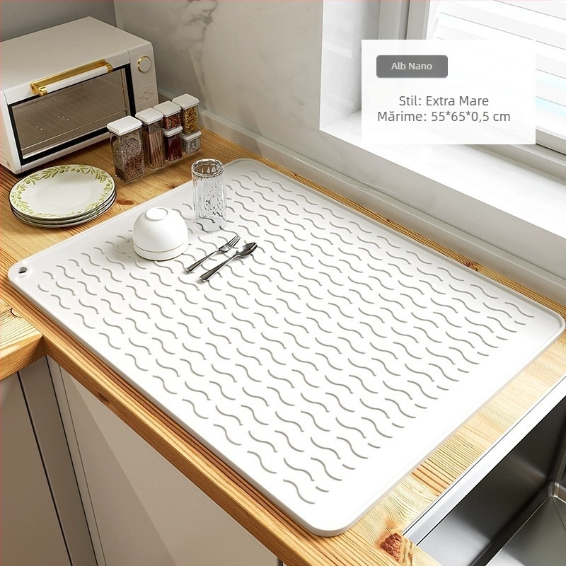 Covoraș din silicon pentru bucătărie – antiderapant, rezistent la temperaturi înalte, pătrat, calitate premium