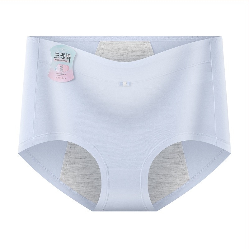 Lenjerie menstruală din modal, protecție împotriva scurgerilor, talie medie, respirantă, absorbantă, prietenoasă cu pielea; căptușeală în zona inghinală din bumbac 92%, material principal modal (fibra de celuloză regenerată 90%)