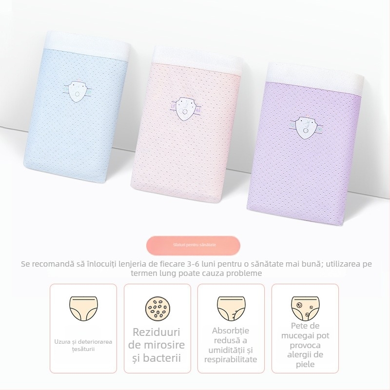 Chiloți menstruali pentru femei, antibacteriali și anti-scurgere, material Modal 46%, căptușeală în zona inghinală 75% bumbac, fără cusături