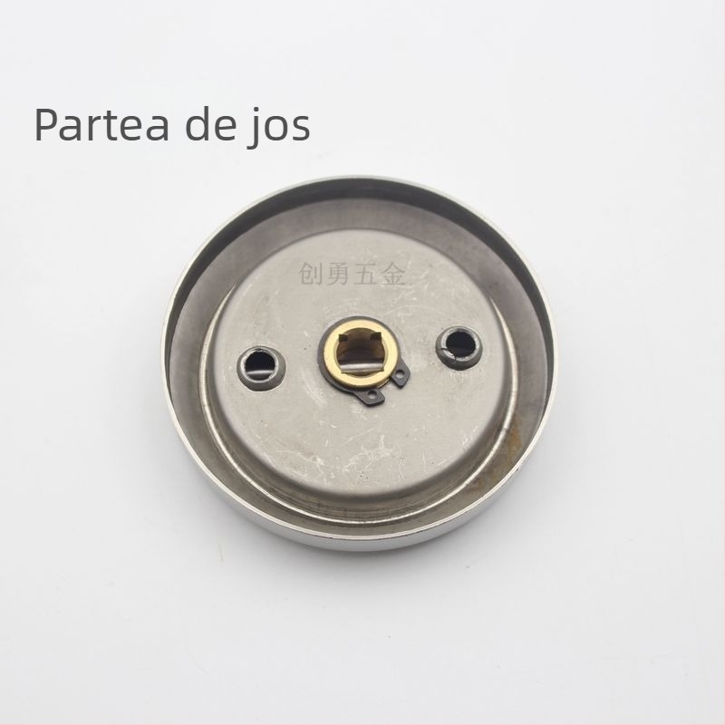 Mâner de ușă din oțel inoxidabil, invizibil – inel circular de tracțiune, model JCF-062, minimalism modern