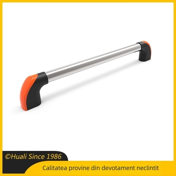 Mâner pentru dulap din aliaj de aluminiu – design circular cu arc sferic, finisaj galvanizat lucios, stil modern minimalist, personalizare disponibilă