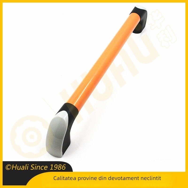 Mâner pentru dulap din aliaj de aluminiu – design circular cu arc sferic, finisaj galvanizat lucios, stil modern minimalist, personalizare disponibilă