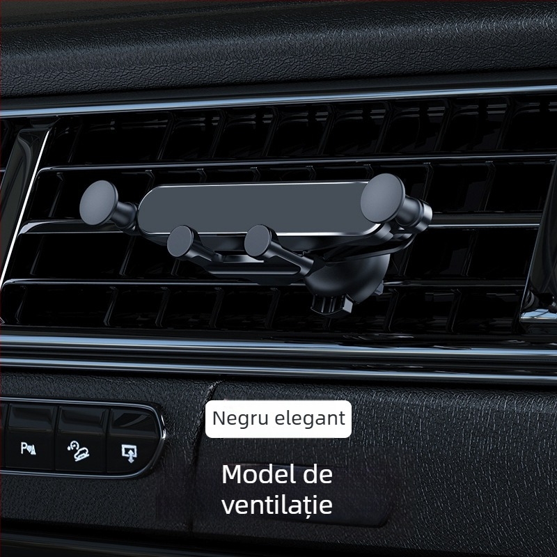 Suport pentru telefon auto cu gravitație - din aliaj, montaj pe ventilație, personalizabil