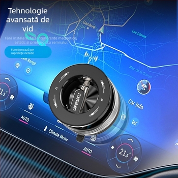 Suport pentru telefon auto Ke hao cu ventuză, rotație la 360°, port USB de încărcare, compatibil universal