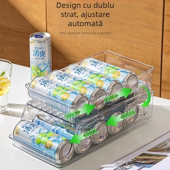 Raft dublu nivel, rulabil, pliabil, pentru depozitare băuturi, bucătărie