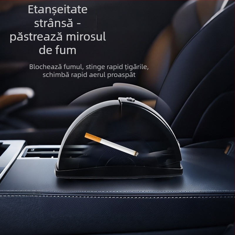 Scrumiieră auto din metal, model: Car ashtray, producție: topire, personalizare disponibilă