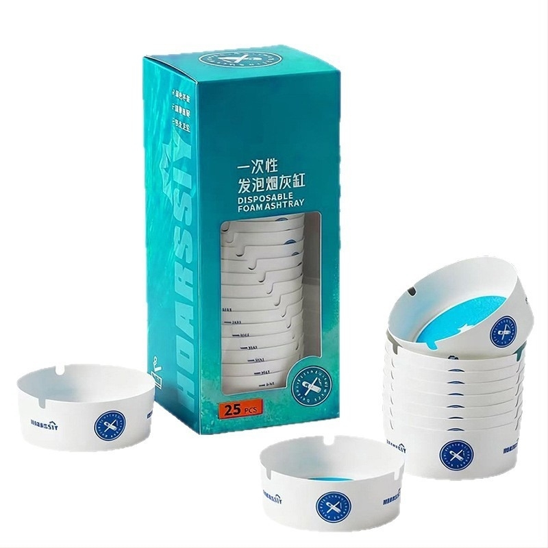 Scrumieră din plastic, de unică folosință, Jynb, stil simplu, marcă privată autorizată