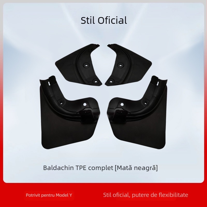 Protecție noroi față OEM pentru Tesla Model Y – Noua versiune, Material TPE