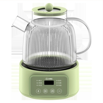 Ceainic de sănătate din sticlă, cu control microcomputer, 1-1.5 L, 220 V, 500 W