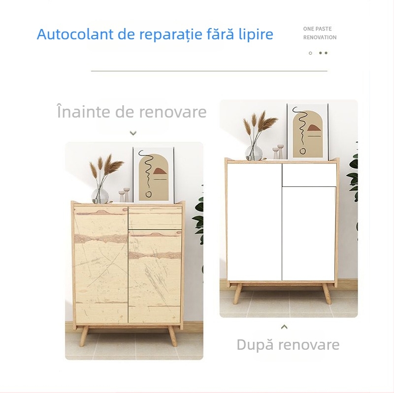 Tapet autoadeziv PVC pentru pereți și ferestre – rezistent la umiditate, model decorativ, stil modern minimalist, construcție cu trei straturi