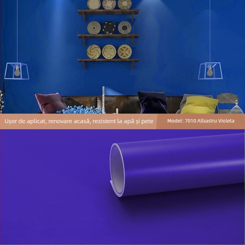 Tapet autoadeziv PVC pentru pereți și ferestre – rezistent la umiditate, model decorativ, stil modern minimalist, construcție cu trei straturi