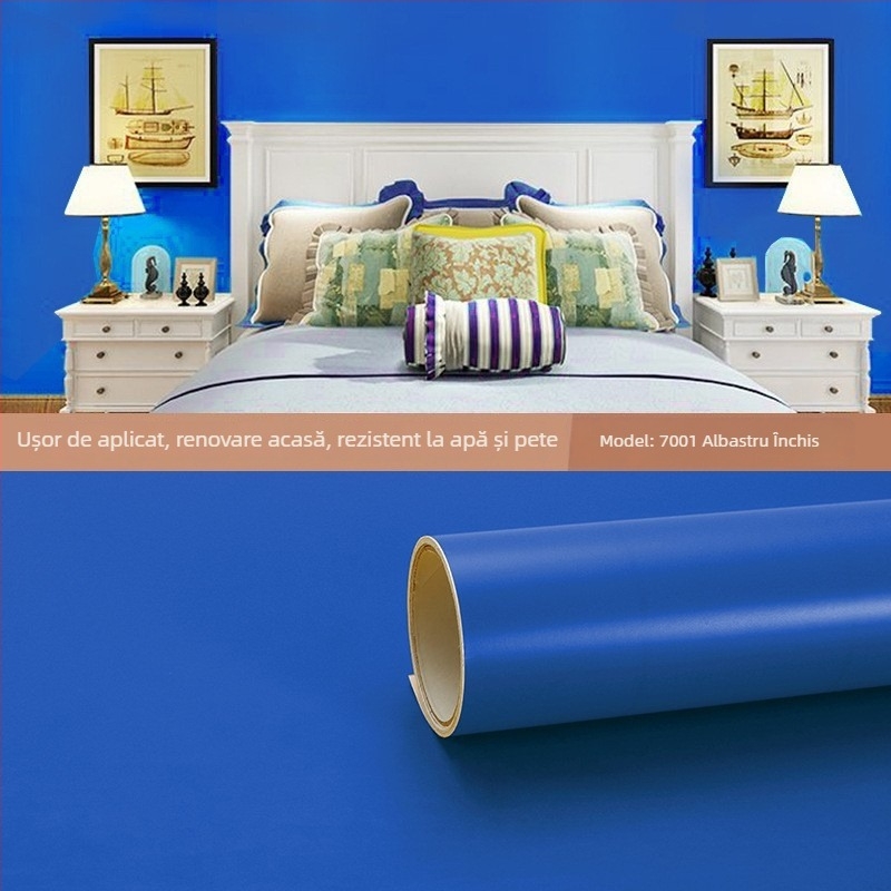 Tapet autoadeziv PVC pentru pereți și ferestre – rezistent la umiditate, model decorativ, stil modern minimalist, construcție cu trei straturi