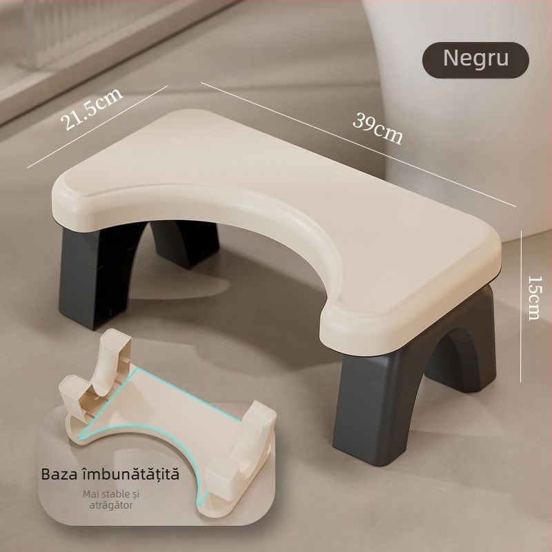 Scaun de toaletă pentru uz casnic — antiderapant, întărit, pentru copii (Material: PP; Fără pliere; Fără import)