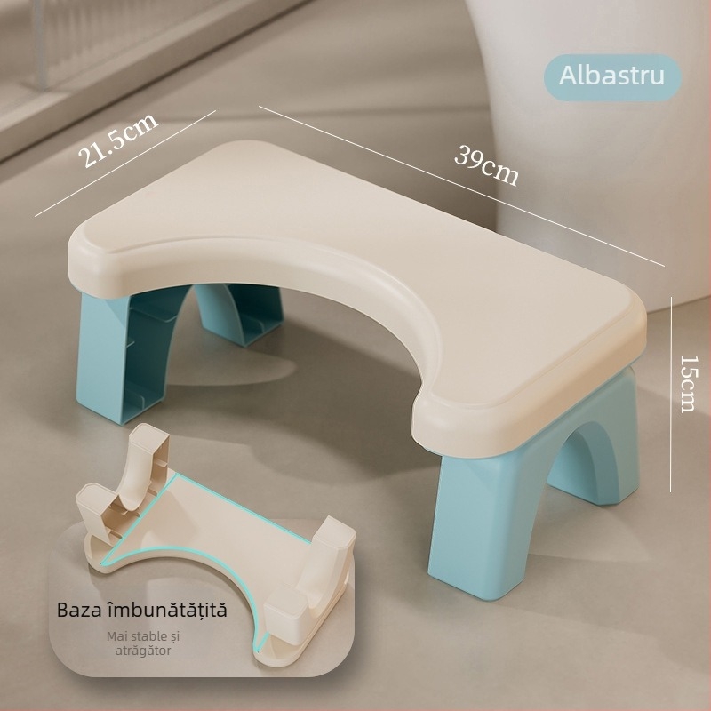 Scaun de toaletă pentru uz casnic — antiderapant, întărit, pentru copii (Material: PP; Fără pliere; Fără import)