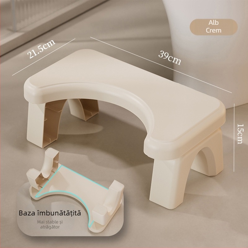 Scaun de toaletă pentru uz casnic — antiderapant, întărit, pentru copii (Material: PP; Fără pliere; Fără import)