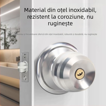 Ball lock încuietoare interioară pentru uși, multifuncțională, din fier, model 5831, stil modern minimalist