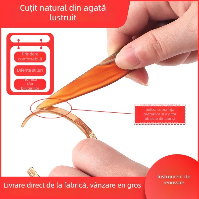 Cuțit de polisare pentru bijuterii, agat, Brand Win Win, Pentru întreținerea bijuteriilor, Origine China