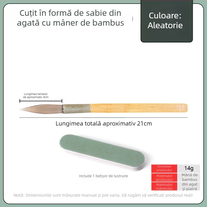 Cuțit de polisare pentru bijuterii, agat, Brand Win Win, Pentru întreținerea bijuteriilor, Origine China
