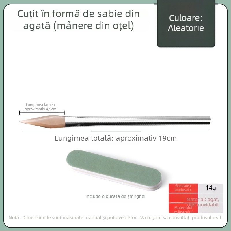 Cuțit de polisare pentru bijuterii, agat, Brand Win Win, Pentru întreținerea bijuteriilor, Origine China