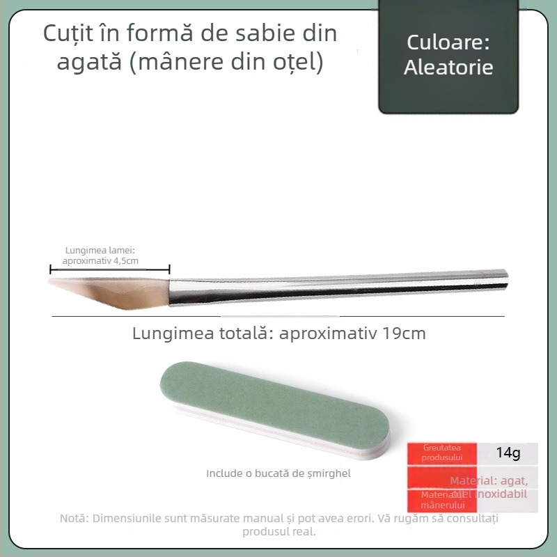 Cuțit de polisare pentru bijuterii, agat, Brand Win Win, Pentru întreținerea bijuteriilor, Origine China