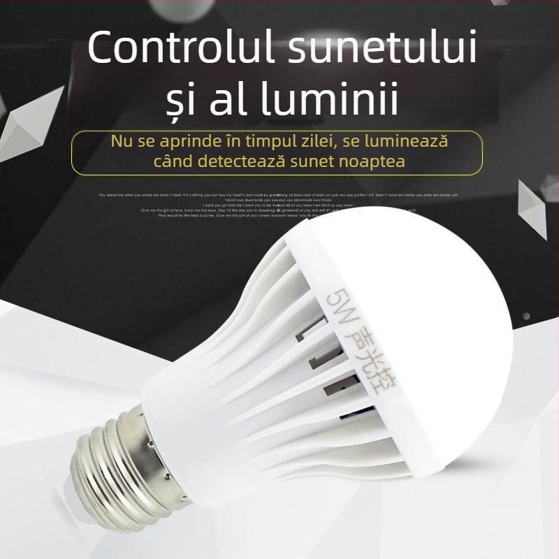 Lumină de plafon LED cu senzor radar de mișcare și control sonor-lumină, 120 V, Ali smart, FCC-B, potrivit pentru balcon și hol