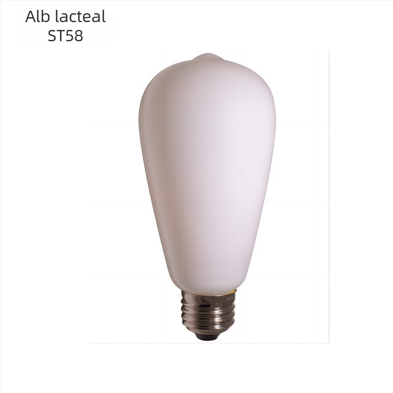 Lampa LED filament Edison E27 ST64, 220V, 480 lm, fascicul de 360°, dimabilă