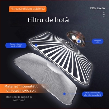 Filtru hotă Boss: plasă interioară 8212, 8210 pentru fum, 8010 plasă filtrare ulei