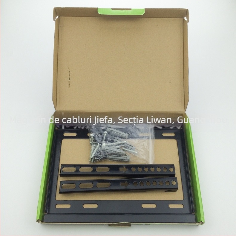 Suport de perete pentru TV LED/LCD, universal, fix, braț din oțel, capacitate peste 15 kg