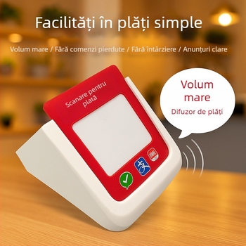 Difuzor Wi‑Fi cu mesaje vocale; interfață USB; baterie încorporată 1200–2000 mAh; redare de până la 8 ore