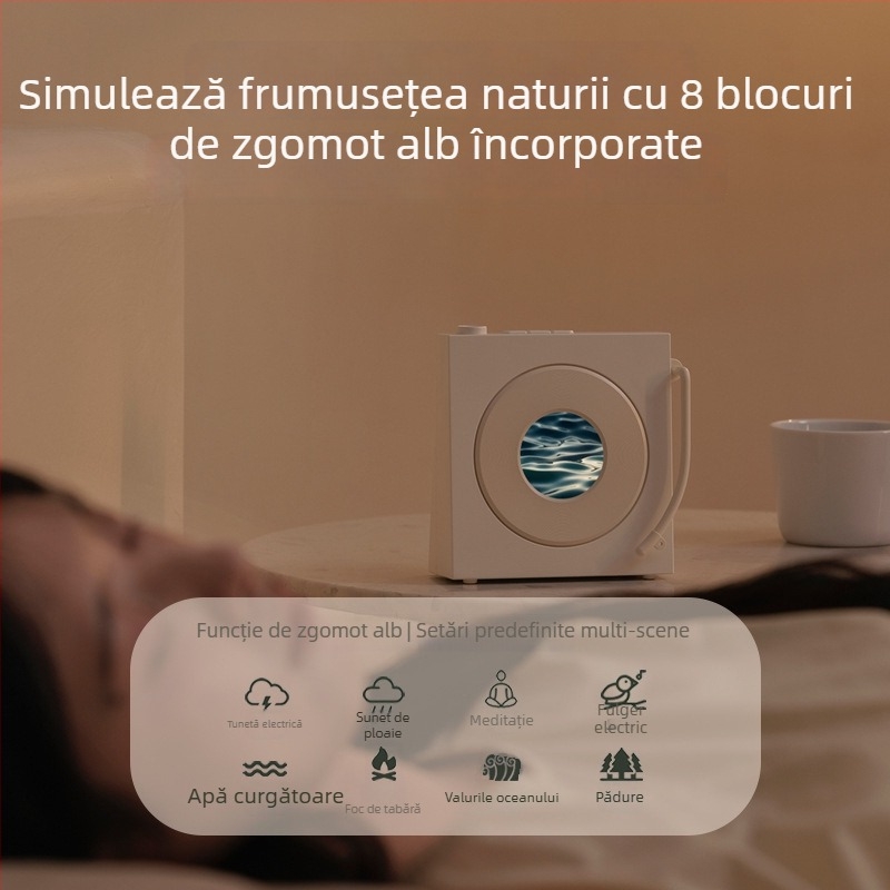Difuzor Bluetooth fără fir pentru decor de birou, BT 5.3, 60 Hz–15 kHz, SNR ≥70 dB, baterie încorporată 1000–1200 mAh, 5 W