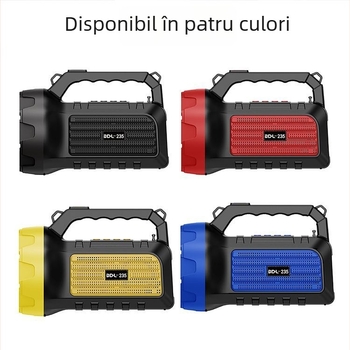Boxă Bluetooth pentru exterior cu card TF, lanternă încorporată, 5W, Bluetooth 5.3, baterie 1200–2000mAh
