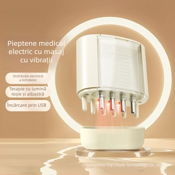 Unealtă de masaj a scalpului cu cap de bile pentru ulei esențial, model SY01, 180 g, antiprurig, calmarea scalpului, potrivită pentru toate sezoanele