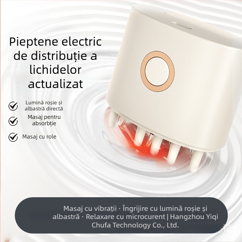 Unealtă de masaj a scalpului cu cap de bile pentru ulei esențial, model SY01, 180 g, antiprurig, calmarea scalpului, potrivită pentru toate sezoanele