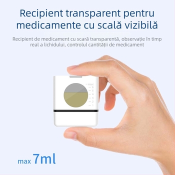 Pieptene electric pentru masajul scalpului BK-SY01, alimentare cu baterie tip buton, anti-mâncărime și calmare a scalpului