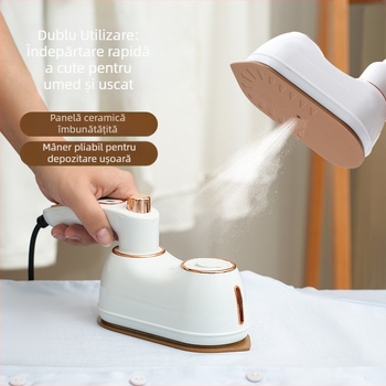 Fier de călcat cu abur pentru haine, portabil, rezervor ABS, 40W, AC 111–240V, capacitate <0,8 L