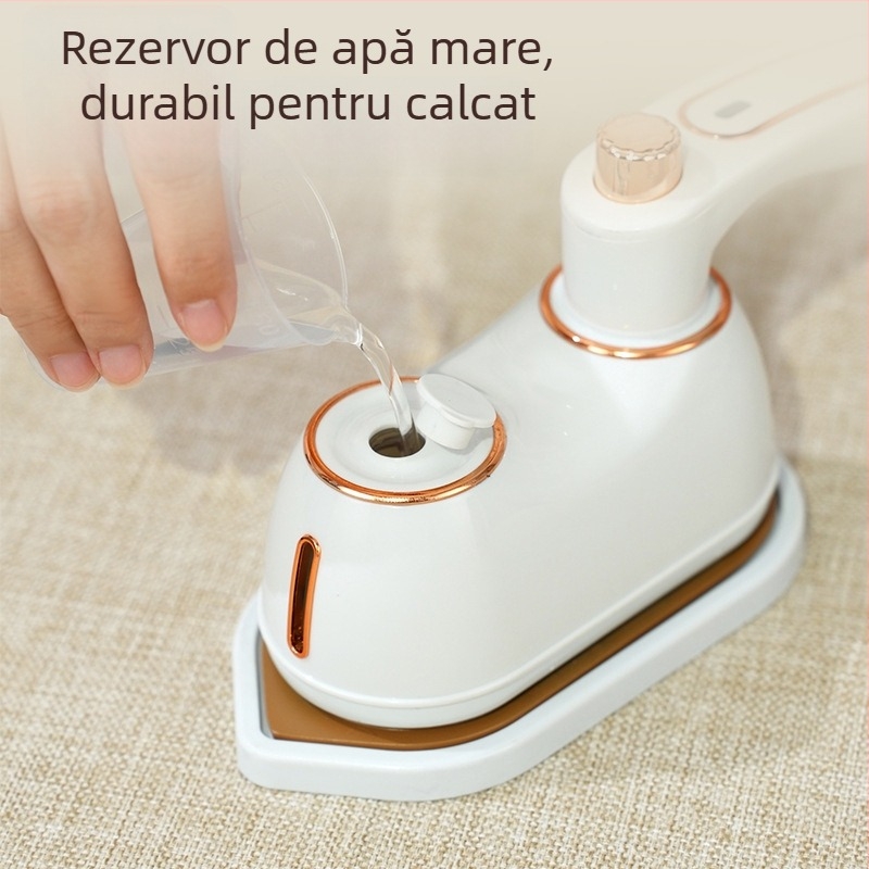 Fier de călcat cu abur pentru haine, portabil, rezervor ABS, 40W, AC 111–240V, capacitate <0,8 L