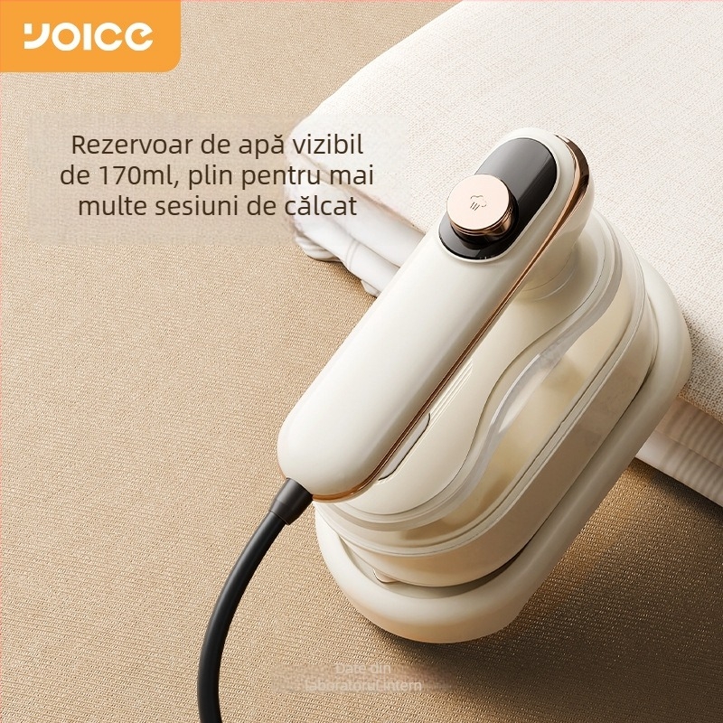 Yoice fier de aburi pentru haine, manual, portabil, 1000W, 111-240V AC, rezervor sub 0.8 L